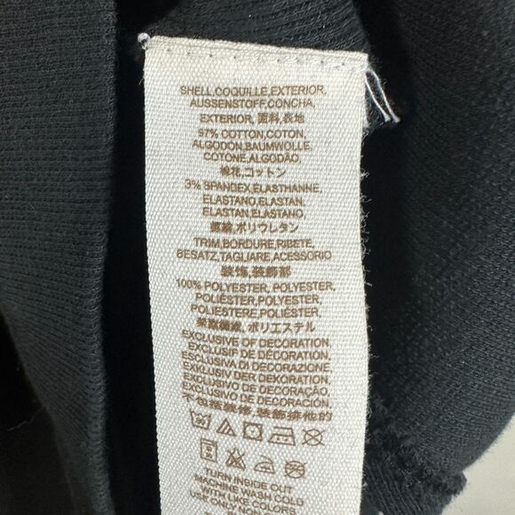 Free People Daniella Embroidered Illusion Top Black Long Sleeve XS Extra Small - Picture 4 of 5